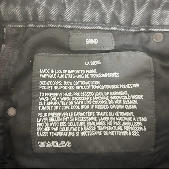 Denim x Alexander Wang Grind Grey Scratch Jeans - Picture 12 of 13